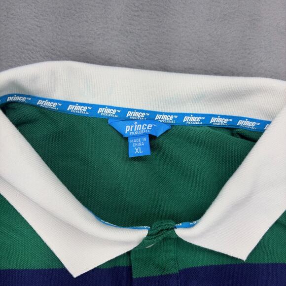 Prince Pickleball Polo Shirt Men's XL Colorblock Short Sleeve Cotton Classic - Picture 3 of 6